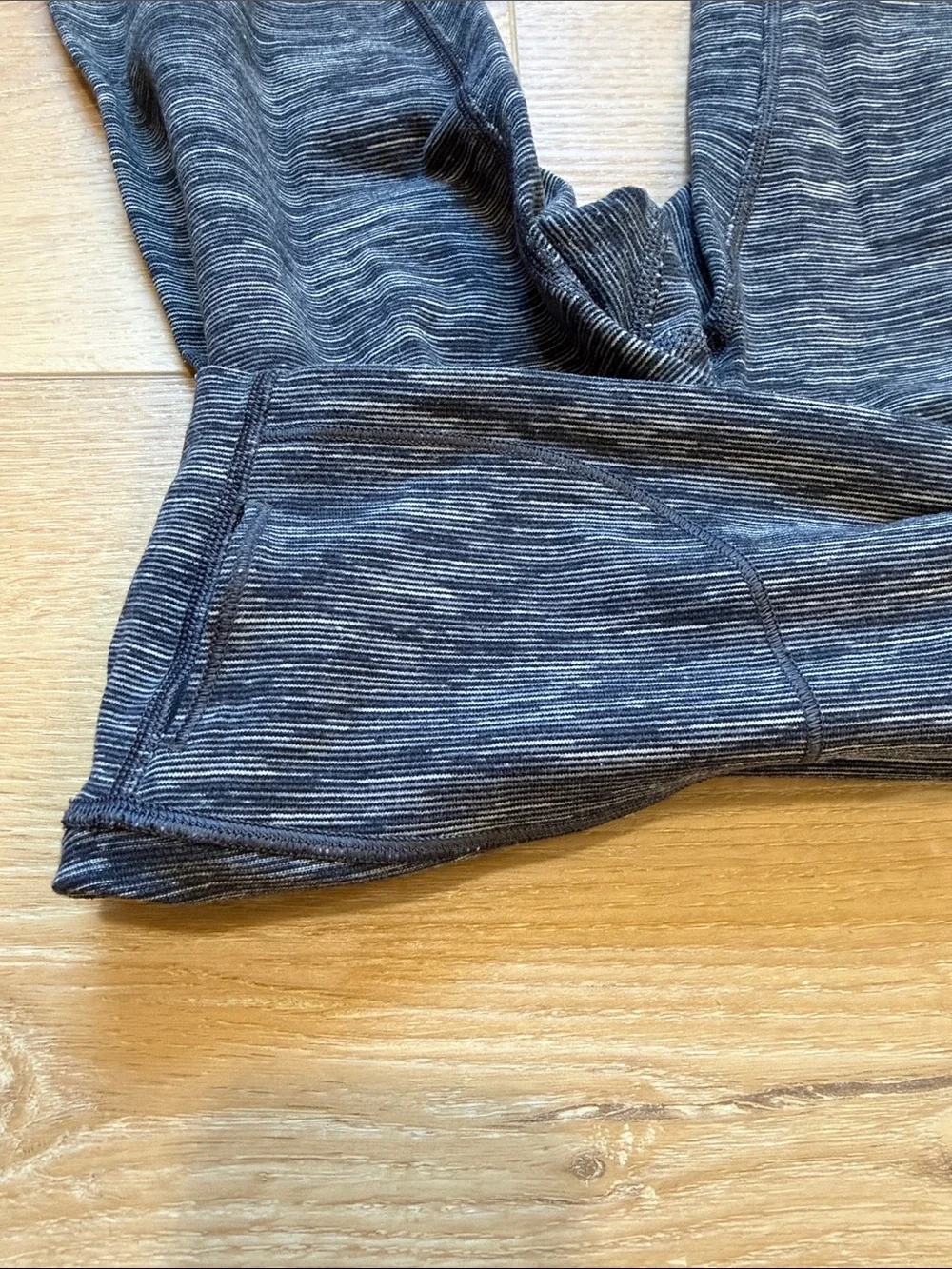 Lululemon Gray Space-Dye Leggings